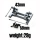 thumbnail image 5 of Chasis trasero Zulema Chasis trasero para coche RC aleación de aluminio 1:14 56322 56319 56325, 5 of 5