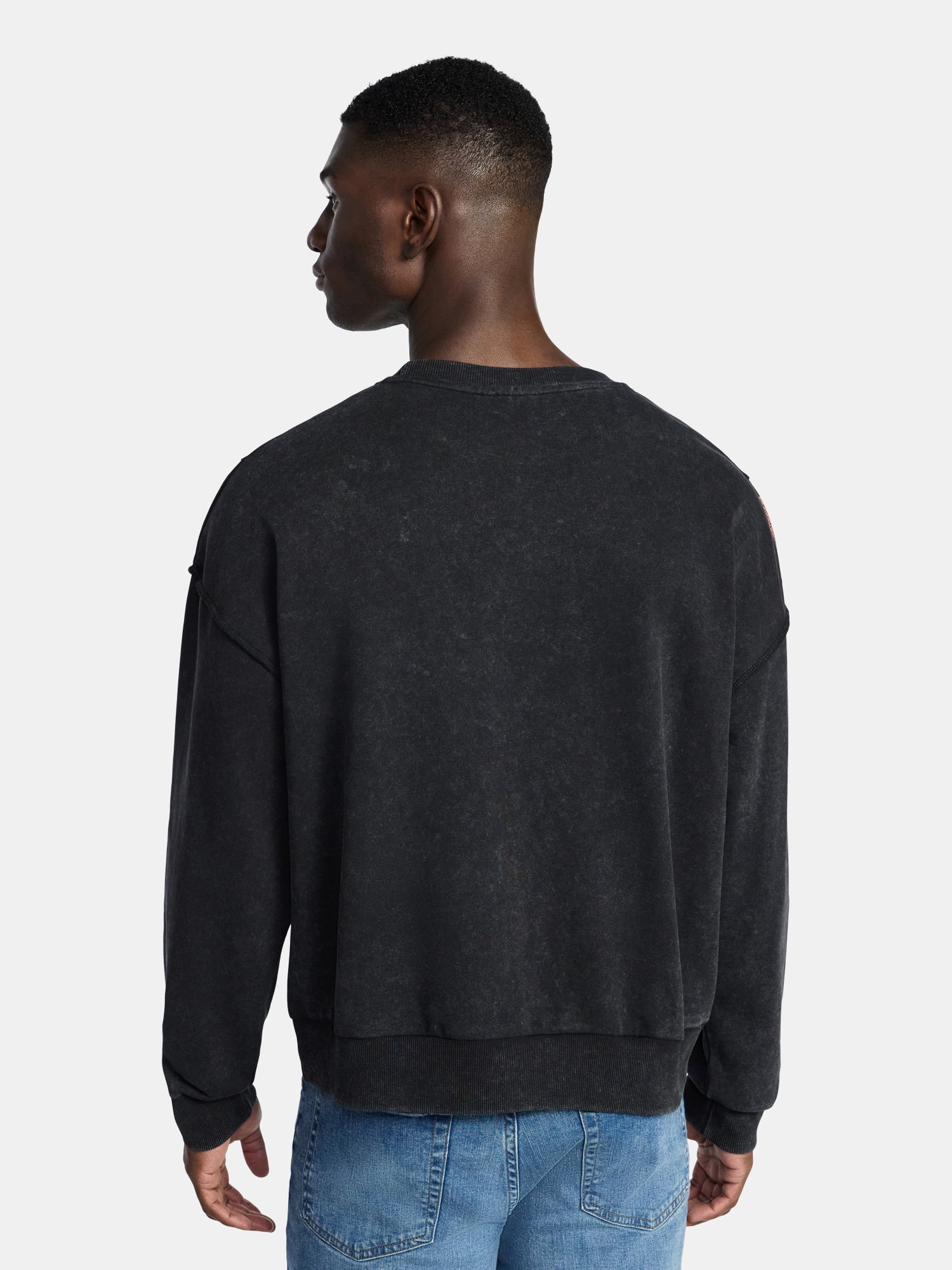 Netflix Stranger Things Men's and Big Men's Hellfire Club Crewneck Sweatshirt, Sizes XS-3XL