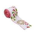 thumbnail image 4 of yotijay Christmas Ribbon Decoration Christmas Peppermint Ribbon Multipurpose Fashionable C, 4 of 9