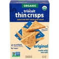 thumbnail image 3 of (3 pack) Triscuit Organic Original Whole Grain Wheat Crackers, Organic Crackers, Vegan Snacks, 6.5 oz, 3 of 22