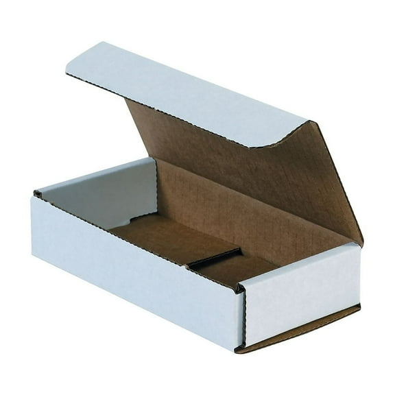 Box Partners Corrugated Mailers 12" x 6" x 2" White 50/Bundle M1262