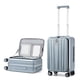 thumbnail image 1 of Maleta rígida de policarbonato Suitcase Hanke Carry On de 20 pulgadas, color gris, 1 of 9