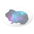 thumbnail image 1 of CafePress - Galactic Guinea Pig Sticker - Sticker (Oval), 1 of 1