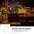 thumbnail image 4 of Shisuyan Lampe de Décoration en Forme de Flamme Rouge Néon 1Pcs 11.2X7.4X0.6In, 4 of 8