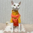 thumbnail image 6 of HQREA Sphynx Cat Sweater, Warm Hairless Cat Clothes Pet Fleece Pullover for Cold Weather, 6 of 6