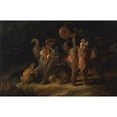 thumbnail image 3 of Thomas Daniell 18x13 Black Modern Framed Museum Art Print Titled - Tiger Hunting in the East Indies (1798), 3 of 5