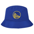 thumbnail image 6 of Men's New Era White Golden State Warriors Team Cheer Reversible Bucket Hat, 6 of 7