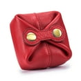 thumbnail image 1 of Monedero bonito de estilo japonés y coreano de piel de vaca suave con forma de miniauriculares, bolsa de almacenamiento para monedas y pintalabios para mujer, puf pequeño, 1 of 6