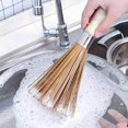 thumbnail image 3 of Paquete de 2 batidores de limpieza, cepillos tradicionales de bambú Natural para Wok, utensilios de cocina para lavar platos, cepillos de limpieza tradicionales de bambú Natural ER, 3 of 5