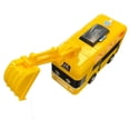 thumbnail image 2 of Excavator Theme Toy Bus with Excavator Arm, Interactive Kids Play Set with Realistic Steering Wheel Sound Effects and Storage Space for Kids Ages 3+ Yellow Model 265-2, 2 of 5