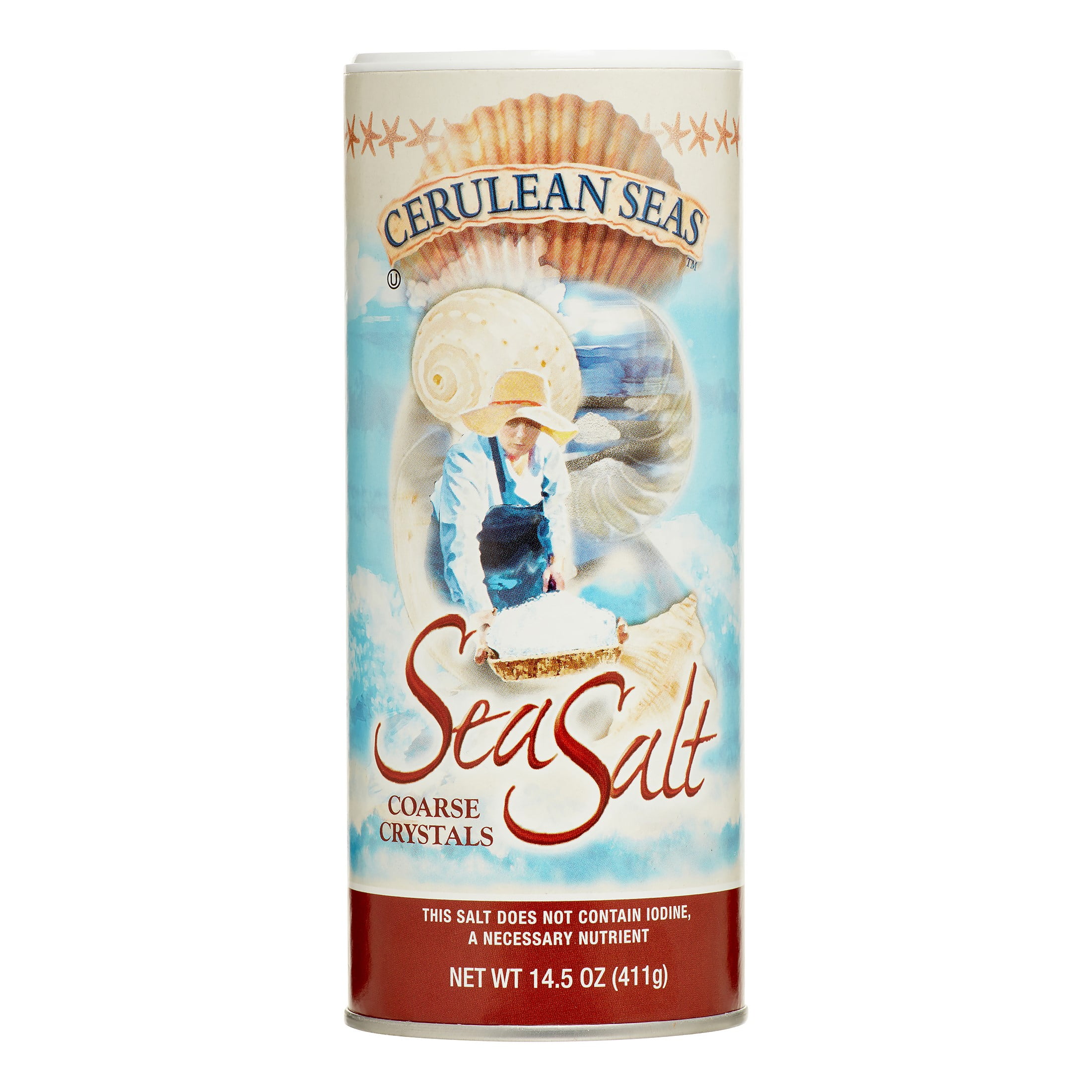 Cerulean Seas Coarse Sea Salt, 14.5 Oz