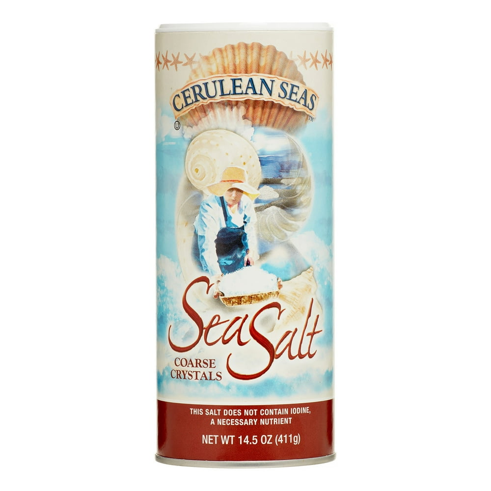 Cerulean Seas Coarse Sea Salt, 14.5 Oz