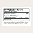 thumbnail image 3 of THORNE - Copper Bisglycinate - Well-Absorbed Trace Mineral Supplement - 60 Capsules, 3 of 9