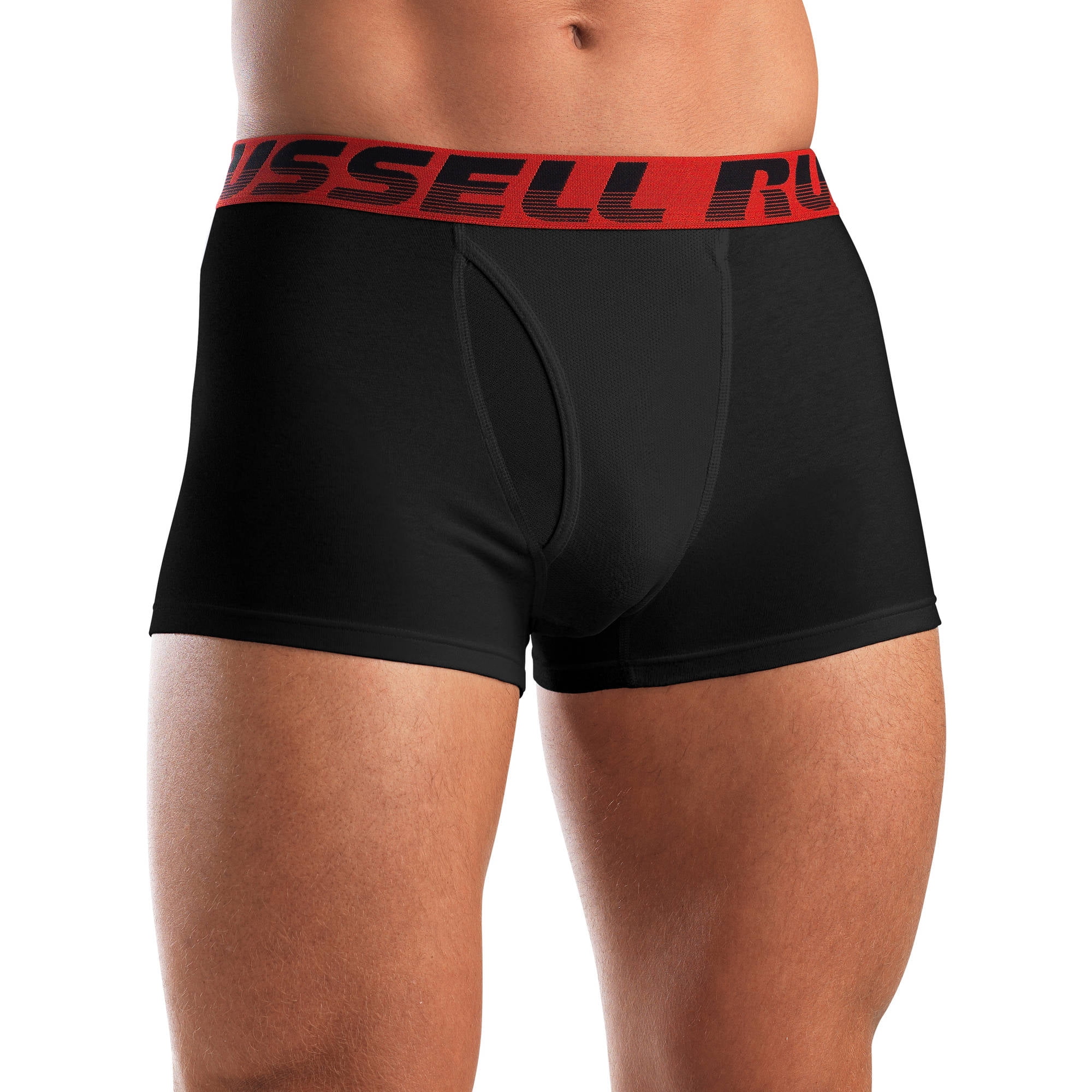 russell short leg boxer briefs