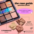 thumbnail image 2 of Lottie London Eyeshadow Palette The Rose Golds, 9 Pan Eyeshadow Palette, 0.25 oz, 2 of 9