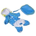 thumbnail image 2 of Flmtop Imperméable pour Chien Imperméable Veste à Capuche Vêtements Respirants Bleu, 2 of 9