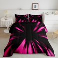 thumbnail image 1 of Erosebridal Gradient Geometric Bedding Toddler Comforter Set, Abstract Striped Down Comforter, Adult Teens, Reversible 2-Piece, 1 of 7