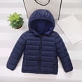 thumbnail image 6 of RYRJJ Kids Girl Boy Winter Hooded Puffer Jackets Lightweight Full Zip Warm Quilted Coats Long Sleeve Padded Outerwear with Pockets, 6 of 9
