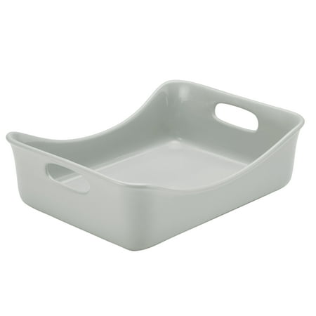 Rachael Ray Ceramics Rectangular Baker, 9-Inch by 12-Inch