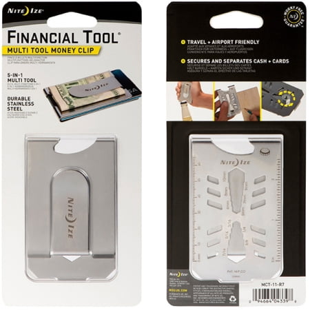 Financial Tool Multi Tool Money Clip - Stainless (Best Multitool For The Money)