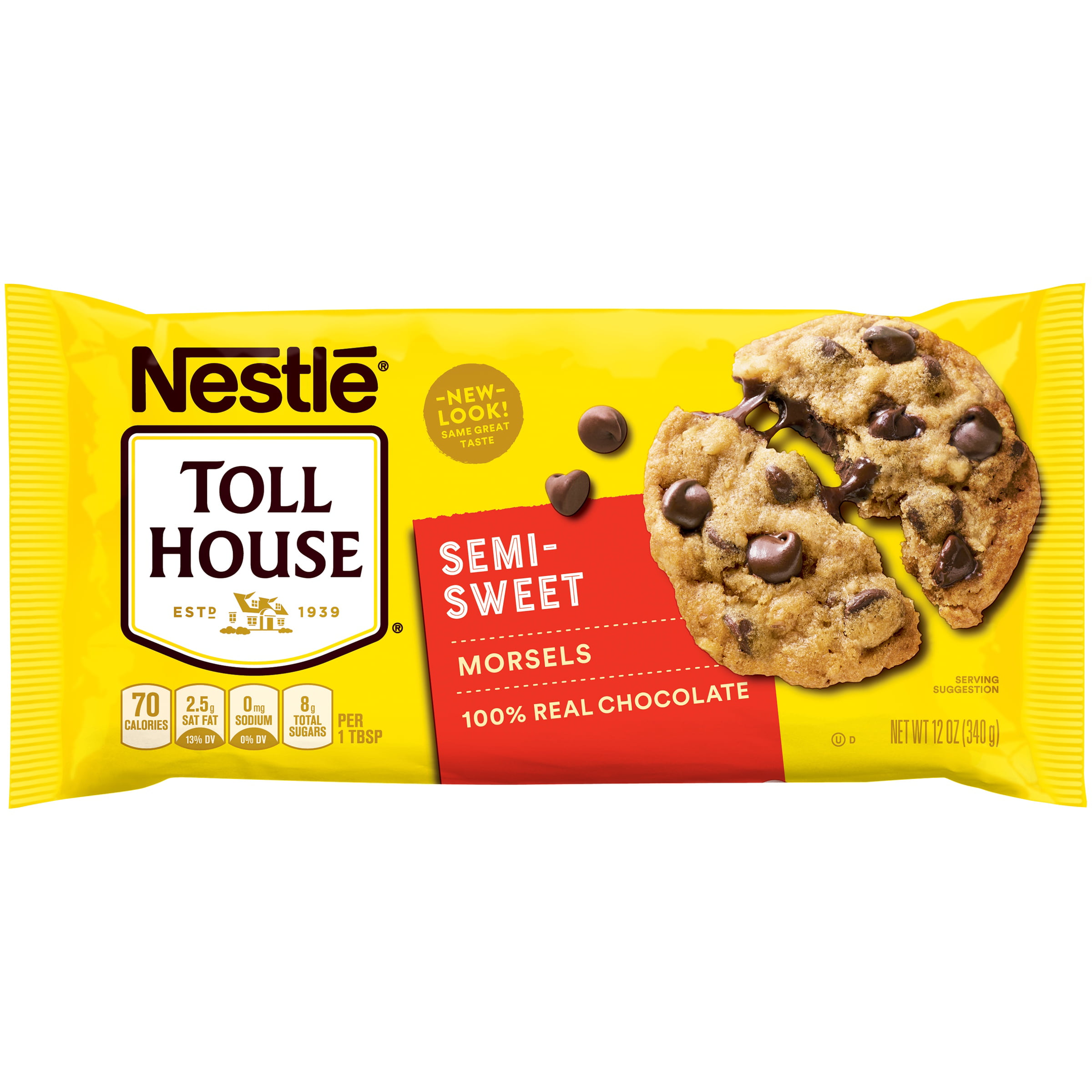 Nestle Toll House Semi-Sweet Chocolate Chip Morsels 12 Oz ...