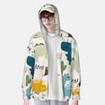 thumbnail image 6 of Rocae Childish Dinosaur Print Breathable Sun Protection Hoodie Quick-Dry Lightweight Long Sleeve Hoodie Unisex Running Sports Shirt X-Large, 6 of 9