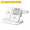 white, variant on All-In-One Charging Station with Digital Clock and Adjustable Night Light for Fast Charging of Multiple Devices Simultaneously