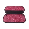 thumbnail image 5 of Lsque Pink Glitter Printed Big Capacity PU Leather Pencil Case Large Pencil Pouch Stationery Pen Bag Pencil Holder for Teen, 5 of 6