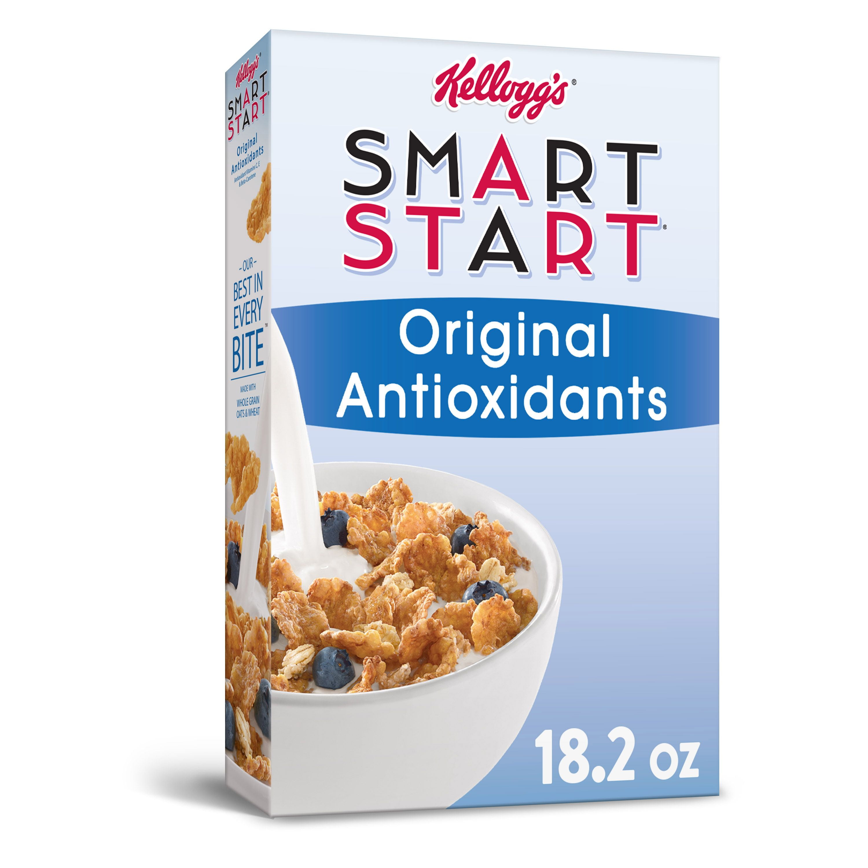 Kellogg's Smart Start Breakfast Cereal, Original Antioxidants, 18.2 Oz, Box