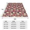 thumbnail image 3 of Sikiie Skull rock record artist Ultra-Soft Micro flannel Blanket Luxury All Seasons Warm Blanket for Bedding Sofa and Travel (4 sizes)-40"x30", 3 of 7