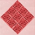 thumbnail image 1 of Ahgly Company Tapis d'Intérieur Lavable en Machine Carré Transitionnel Rose Profond, 5 Pieds Carré, 1 of 7
