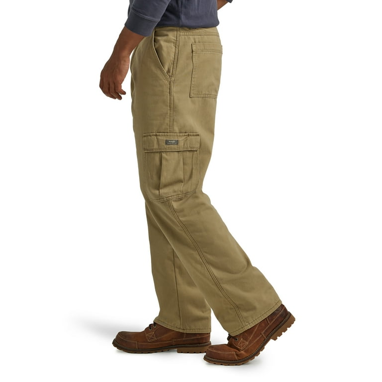 Wrangler Men's Relaxed Fit Fleece Lined Cargo Pant 