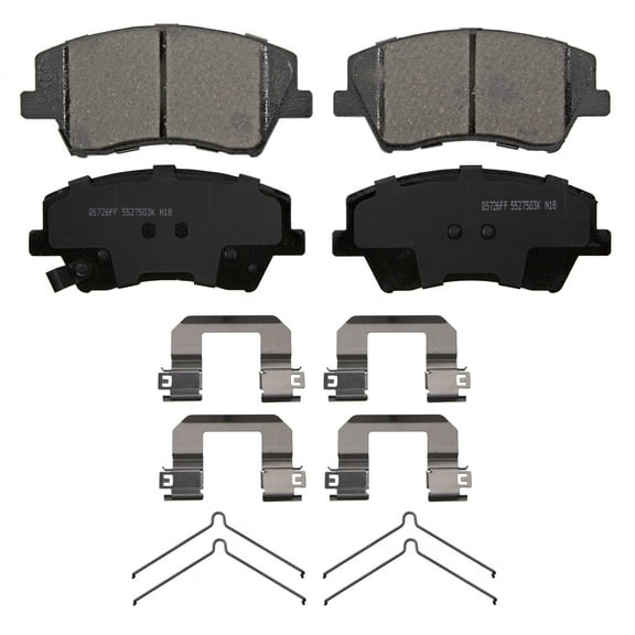 Wagner QuickStop ZD1912 Ceramic Disc Brake Pad Set Fits select: 2017-2020 HYUNDAI ELANTRA, 2017-2022 KIA NIRO