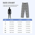 thumbnail image 4 of Fotbe Black Leopard Pantalones de Pijama para Hombre, Pantalones de Dormir, Pantalones de Casa con Cintura Ajustable y Bolsillos-Small, 4 of 6