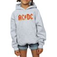 thumbnail image 3 of AC/DC Girls Distressed Red Logo Hoodie, 3 of 5
