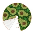 thumbnail image 3 of Kll Big Colorful Avocados Christmas Tree Skirt 48",Party Decorations Farmhouse For Christmas Decorations Holiday Party, 3 of 8