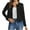 #_001Black, variant on Sequin Blazer for Women Sparkly Glitter Open Front Cropped Blazer Long Sleeve Dressy Coat Loose Jackets Navy 2XL