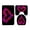 HY3454--3pc--45x75, variant on Love Heart Shower Curtain Sets Valentine's Day Couple Gift Fabric Bathroom Decor Curtain Non-Slip Rug Bath Mat Lid Toilet Cover