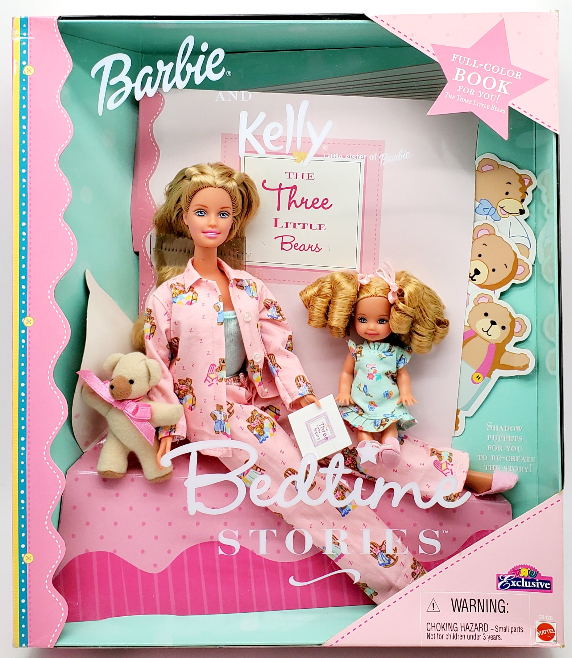 Bedtime Stories Barbie and Kelly Gift Set 2000 Mattel 29426