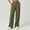 Army Green, variant on Dress Pants for Women High Waisted Pleated Work Slacks Straight Wide Leg Business Casual Trousers