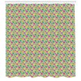 thumbnail image 3 of Ambesonne Fruits Shower Curtain, Hibiscus Flowers and Banana, 69"Wx84"L, Multicolor, 3 of 3