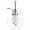 Clear/Chrome, variant on Plant Mister- Clear Color Glass Bottle & Brass Sprayer (Antique Copper)