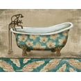 thumbnail image 2 of Williams, Todd 32x26 Gold Ornate Wood Framed with Double Matting Museum Art Print Titled - Tropical Bathtub II, 2 of 4