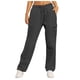thumbnail image 2 of Pantalones de chándal anchos con forro polar para mujer - Pantalones de yoga de cintura alta con bolsillos - Poliéster - Tallas S-XXXL, 2 of 8