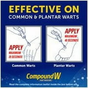 Compound W Freeze Off Wart Remover, Common and Plantar Warts Removal, 8 Applications (Pack of 2)