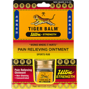 Tiger Balm Ultra Strength Pain Relieving Ointment Non-Staining 18 gm