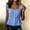 Blue, variant on Flowy Tops for Women Going Out Tops for Women Womens Loose Casual Flowy Tank Tops Beach Shirts for Women Women's Linen Blouses Y2K Tops Summer Sleeveless Tops Basic Flowy Dressy Cami