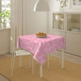 thumbnail image 4 of Wukai Breast Cancer Awareness Waterproof Tablecloth for Kitchen Dining, Fits Square Tables for 2-4 Seats -54"x54", 4 of 7
