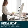 thumbnail image 4 of Humanscale Qsebs QuickStand ECO - Single Monitor (White), 4 of 5