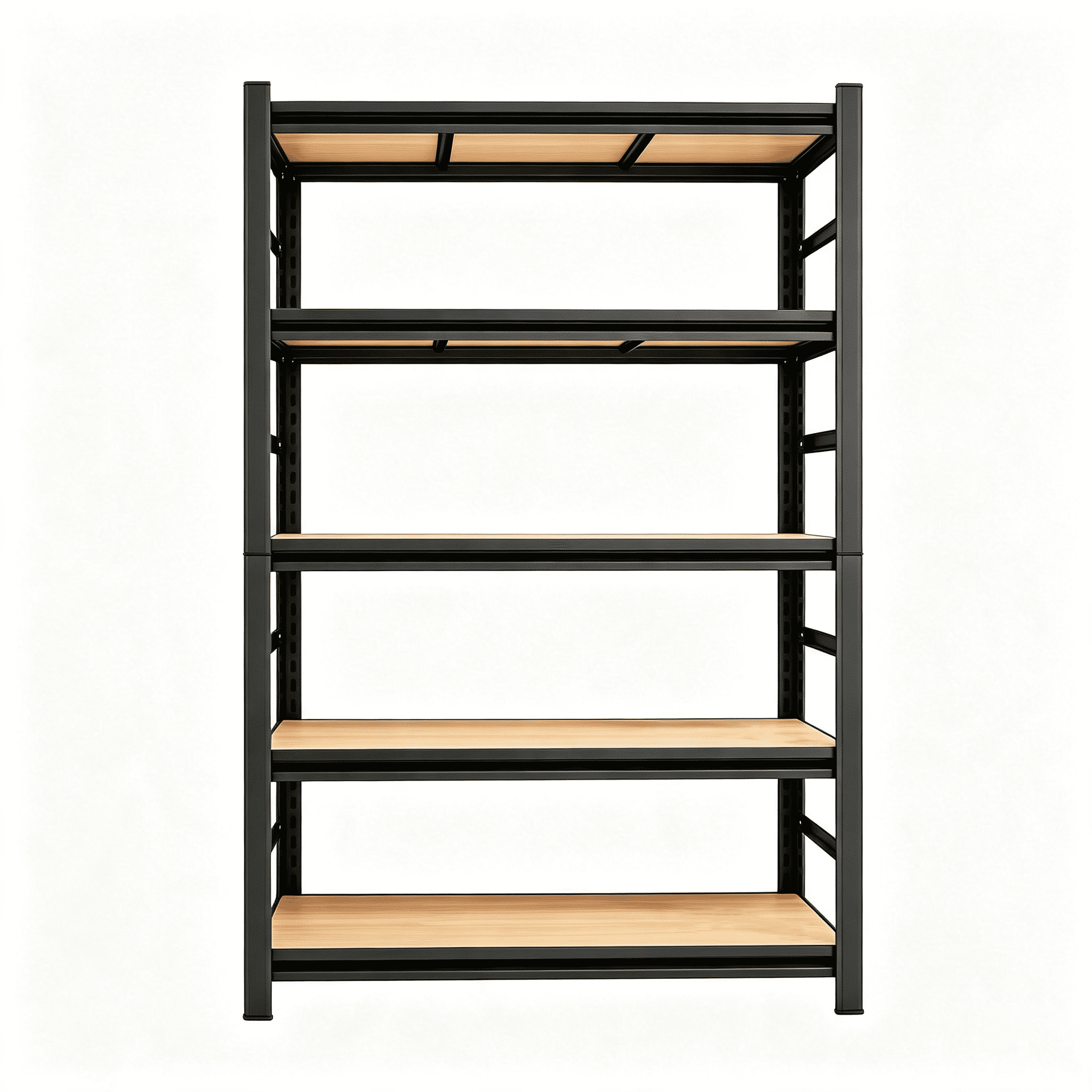 5-Tier Metal Storage Shelving Unit, 2000 LBS Capacity, Adjustable-Height Storage Rack, Ideal for Home, Laundry Room, Office, Warehouse, Kitchen, Supermarket and More